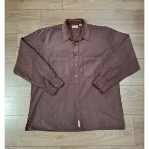 Vintage 90s Natural Issue Men's Button Down Shirt, Size XLT